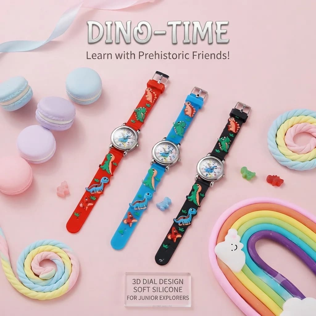 Dino-Time Kids' WristWatch